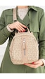 Just Polo Kadın Günlük Kullanıma Uygun Su Geçirmez Çok Bölmeli Sırt Çantası Shopper Kum