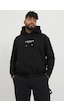 Jack & Jones Logo Baskili Sweatshirt - Büyük Beden 12244912 Black Koyu Siyah