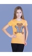 Toontoy Kids Toontoy Kız Çocuk Ayıcık Baskılı Tişört Turuncu