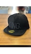 Hamze Kıng Nakışlı Siyah Hip Hop Snapback Rapper Basket Cap Şapka Siyah