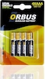 Orbus LR03 AAA Blister İnce Kalem Pil 4'lü Orbus LR03 AAA Blister İnce Kalem Pil 4'lü
