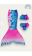My Kids Wear Kız Çocuk Renkli Deniz Kızı Mayo Kostümü 3'lü Set 1405-1 Mavi My Kids Wear Kız Çocuk Renkli Deniz Kızı Mayo Kostümü 3'lü Set 1405-1 Mavi