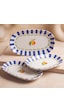 Güral Kayısı Desenli 19 Cm 3lü Porselen Kayık Tabak Seti Diğer
