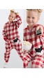 Denokids Fox Ekose Kız Çocuk Tulum Çok Renkli