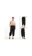 Büyük Beden Mom Fit Kışlık Spor Şık Kadın Pantolon Siyah