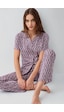 Pierre Cardin Kadın Mor Gömlek Pijama Takım Pc9184-s-v1 Mor