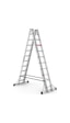 Çağsan TA003 2x10 Basamaklı Doublex A Tipi Çift Taraflı Sürgülü Merdiven