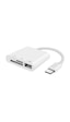 Type C To Sd Micro Sd Tf Kart Okuyucu Ve Usb Çevirici 3 İn 1 Dönüştürücü Adaptör