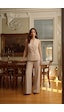 Sateen Sofia Düğme Detaylı Yelek - Bej-137607