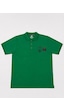 Büyük Beden Polo Yaka Kısa Lastikli Kol Düz Kesim Düğmeli Erkek Tshirt Yeşil