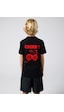 Uyguntarz Çocuk Cherry Baskılı Pamuklu Tshirt Siyah