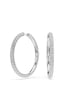 5754156 Swarovski Küpe Dextera:pe Hoop Whı/rhs Metalik