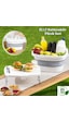 Porsima 07-1304 Katlanır Piknik Sepeti Masalı 21 L Beyaz