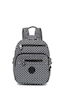 Smart Bags Günlük Küçük Boy Su Geçirmez Krınkıl Kumaş Kadın Sırt Çantası Siyah/beyaz
