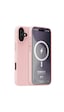 Apple Uyumlu iPhone Buff 16 Plus Magsafe Rubber Fit Silikon Kılıf Light Pink