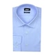 Mavi Düz Desen Comfort Fit Gömlek