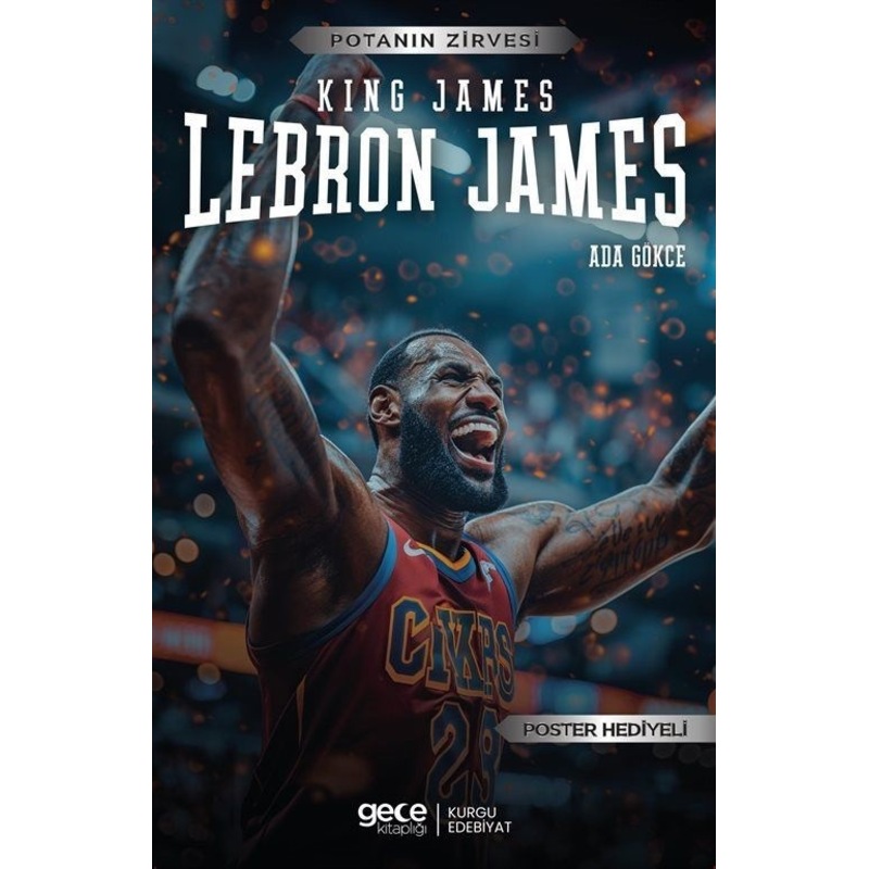 King James Lebron James - Potanın Zirvesi - Poster Hediyeli - Ada Gökce - Gece Kitaplığı - 1