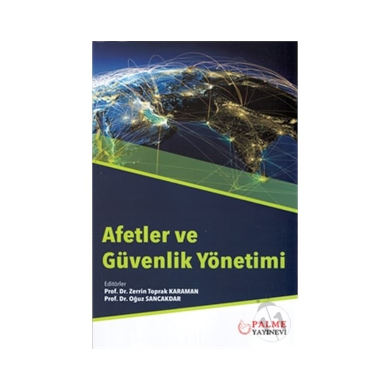 Palme Yayınevi Afetler Ve Güvenlik Yönetimi -1