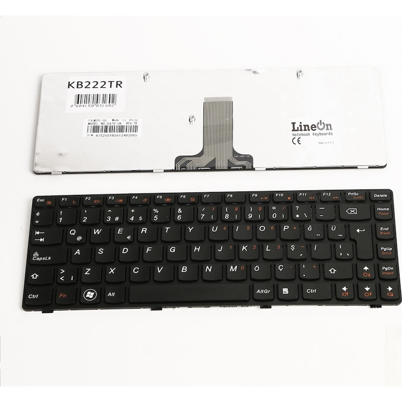 Lenovo Uyumlu G475 Laptop Klavye -1