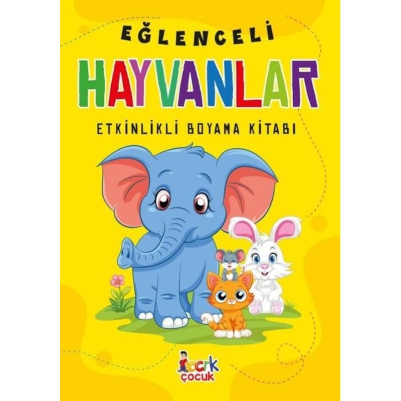 Eğlenceli Hayvanlar - Etkinlikli Boyama Kitabı- Bıcırık Yayınları -1