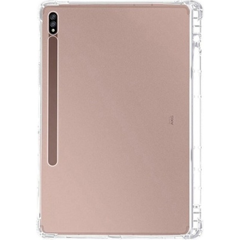 Samsung Uyumlu Galaxy Tab S7 T870 11 Inch Kalem Koymalı Silikon Kılıf Çok Renkli -1