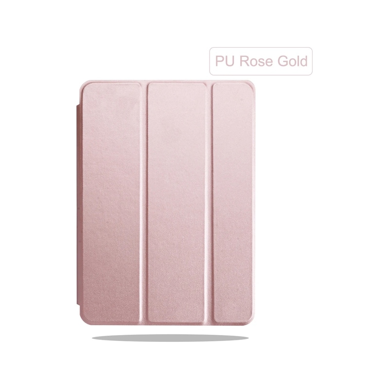 "İpad Uyumlu 10.2 ""2021 9th Kapak Çevirme Tablet Kılıfı Deri Akıllı Manyetik Pu Rose Gold İpad Uyumlu 10.2 2021 9th Diğer Pu Rose Gold" -1