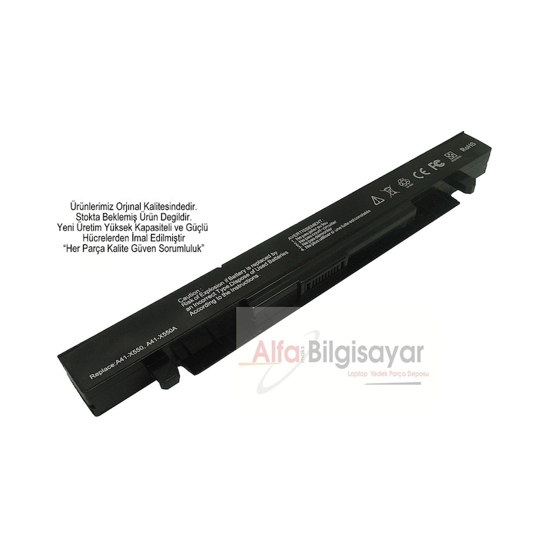 Asus Uyumlu F552cl Batarya Güçlendirilmiş Pili Batter -1