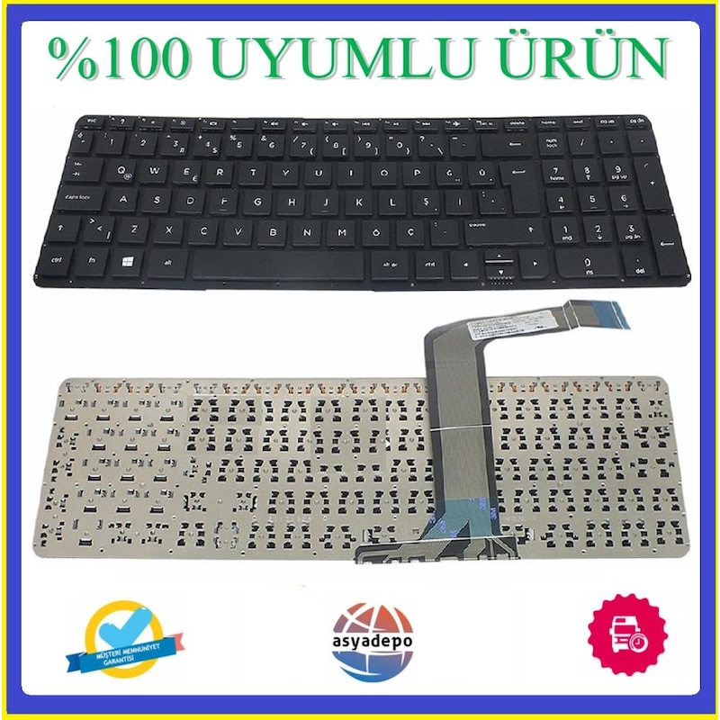 Hp Uyumlu Pavilion 15-p030st Klavye Siyah Tr N11.24165 -1