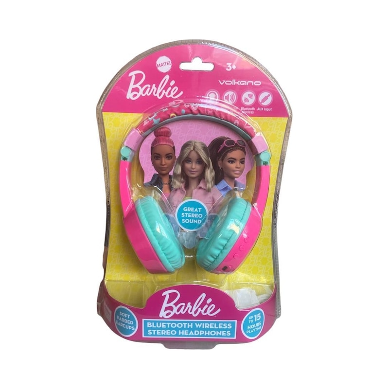 Barbie Çocuk Bluetooth Kulaklık Mikrofonlu Kablosuz Çocuk Kulaklığı Lisanslı Mt-9938-br -1
