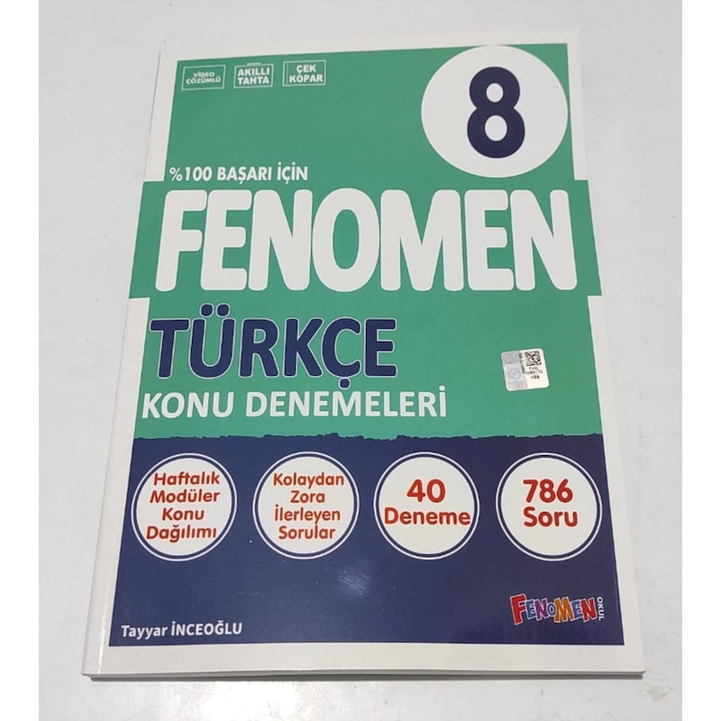8 Türkçe Konu Denemeleri 40 Deneme - 1