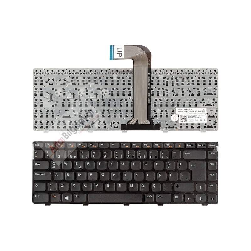 Alfabilgisayar Dell Uyumlu Inspiron N5040 P18f Klavye Q Türkçe A++ Tuş Takım -1