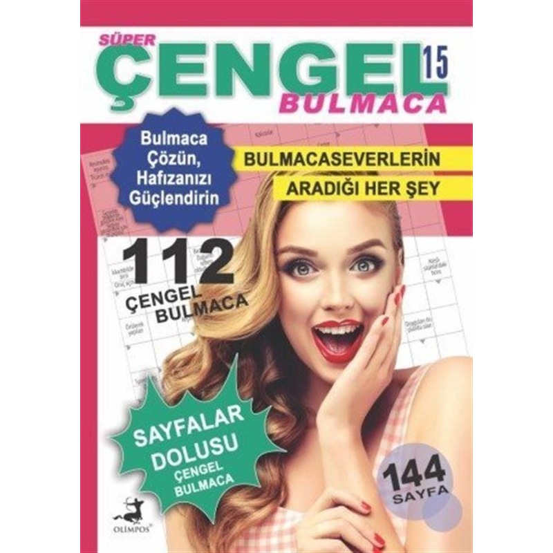 Süper Çengel Bulmaca - 15 - Ahmet Ayyıldız - Olimpos Yayınları -1