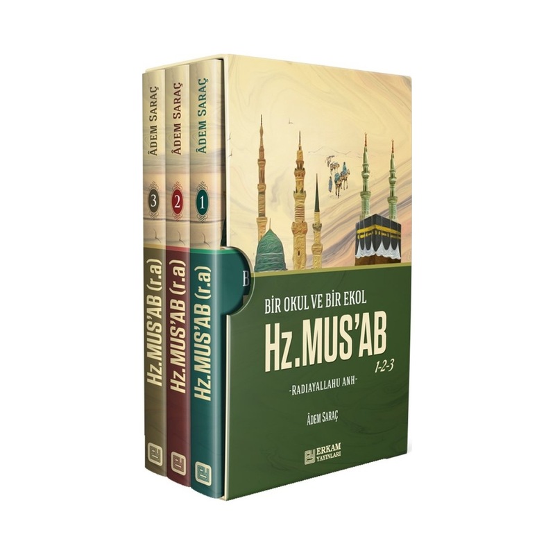 Bir Okul Bir Ekol Hz.musab 3 Kitap Adem Saraç Erkam Yayınları -1