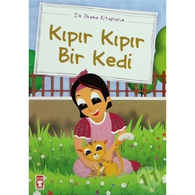 Kıpır Kıpır Bir Kedi Düz Yazılı -1
