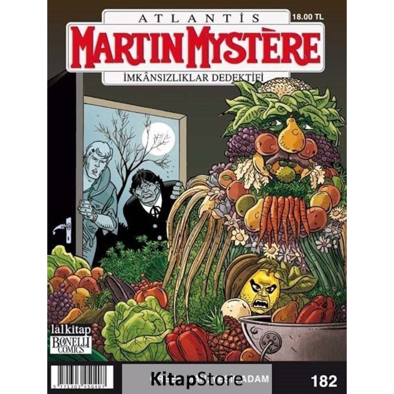 Martin Mystere Sayı 182: Green Man Yeşil Adam - Alfredo Castelli - Lal - 1