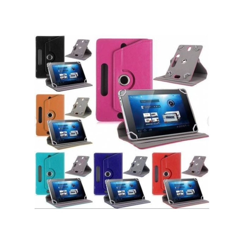 "Samsung Uyumlu Galaxy Tab A P580 10.1""üniversal Tablet Kılıfı Mor" -1