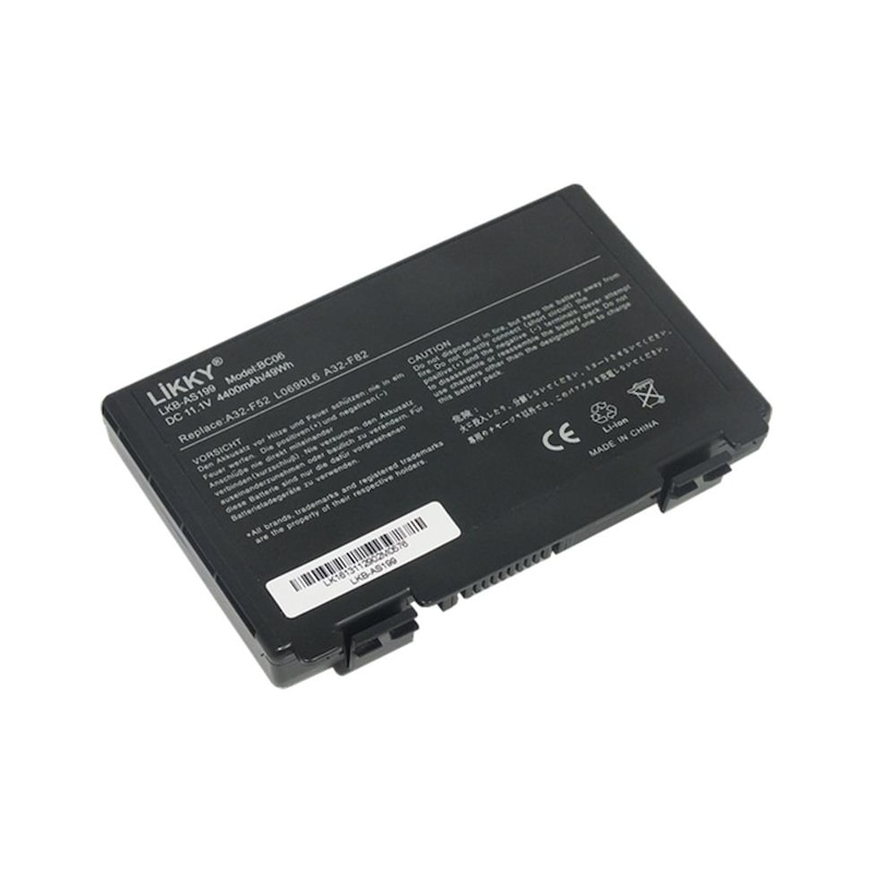 For Asus Uyumlu K50 Batarya 4400 Mah 6 Cell -1