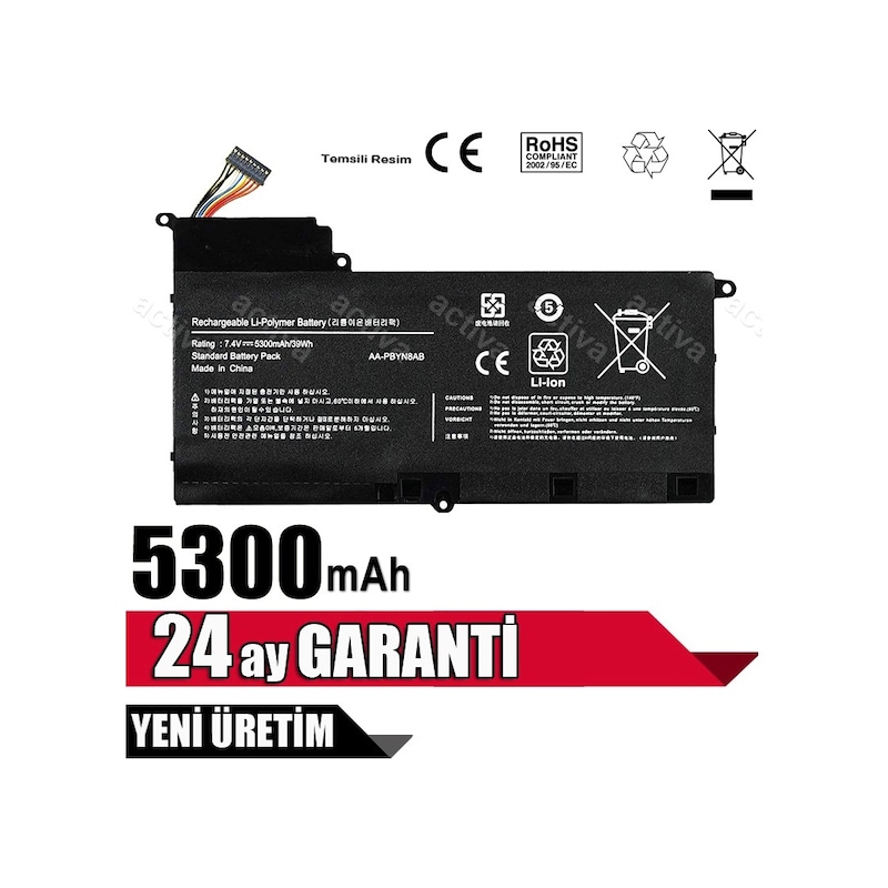 Ozturkbulent Samsung Uyumlu Np530u4b. Np530u4c. Aa-pbyn8ab Batarya Pil -1