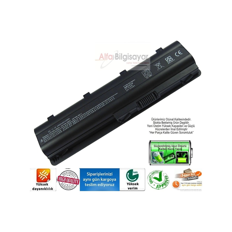 Hp Pavilion Uyumlu Dv6-3113et Xw131ea Batarya Yüksek Kalite Güçlü Pili -1