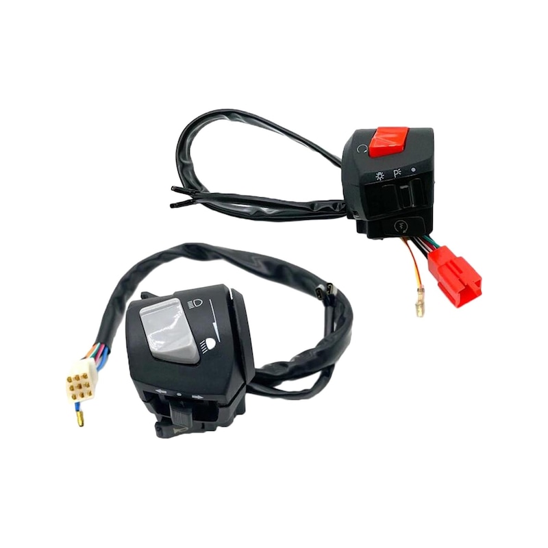 Suntek Magideal 125cc Moped Scooter Için 1 Çift 22mm Motosiklet Gidon Anahtarı -1