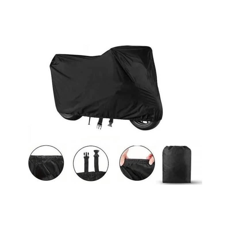 Aprilia Caponord 1200 Abs Travel Pack Siyah Motosiklet Brandası Premium Kalite Su Geçirmez Arka Çanta Uyumsuz -1
