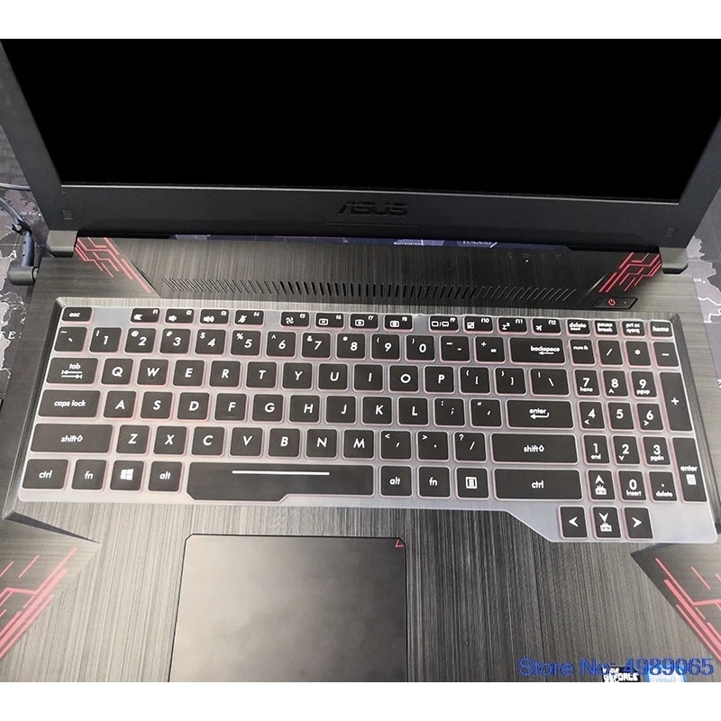 Gökkuşağı-asus Tuf Oyun Fx505 Fx505d Gx505gt Fx505ge Fx505dv Fx505dt Fx 505 Gd Dt Gm Fx505gm 15.6'' Klavye Kapak Koruyu - 1