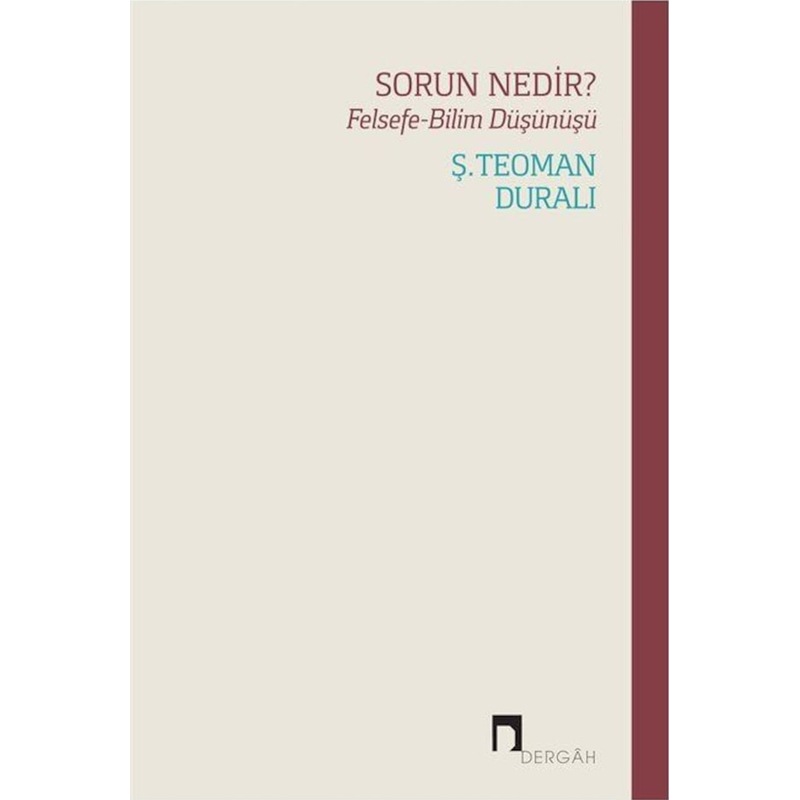 Sorun Nedir? / Ş.teoman Duralı 9786257660792 -1