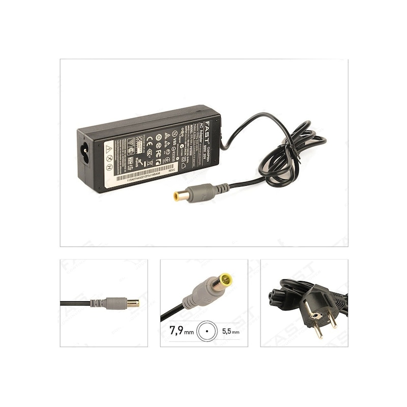 Endepo For Thinkpad Uyumlu Edge E135 Adaptör Şarj Cihazı -1