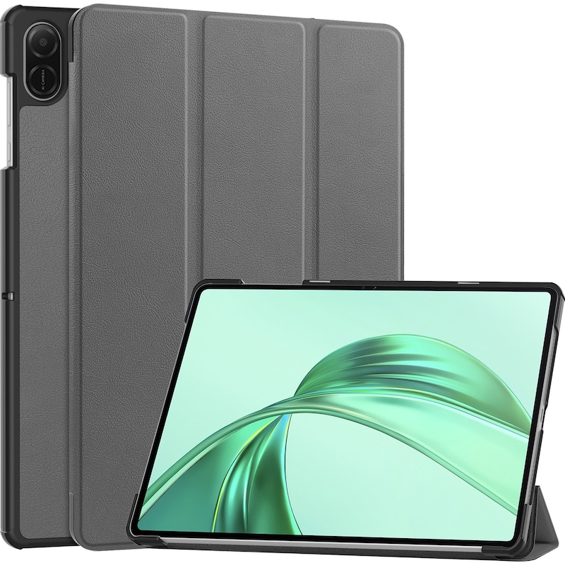 Honor Pad X8a Folio Kılıf Çok Açılı Standlı İnce Tablet Kılıfı Gri -1