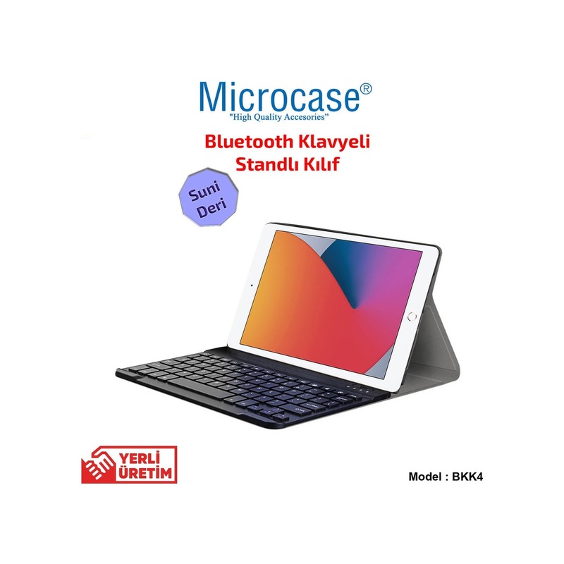 Ipad Uyumlu 8.nesil 10.2 Inch 2020 Bluetooth Klavyeli Standlı Kılıf Bkk4 Çok Renkli -1