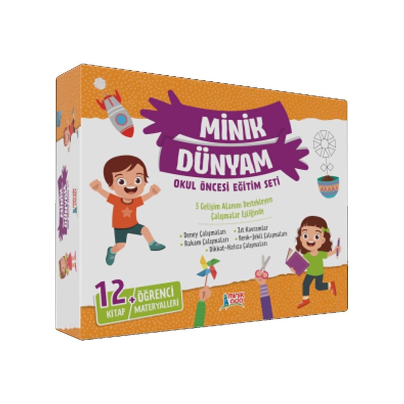 Minik Ada Yayınları Minik Dünyam Okul Öncesi Eğitim Seti -1