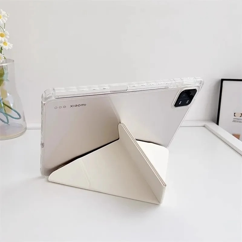 Xiaomi Redmi Pad Se 11 8.7 Pro 12.1 İnç Kılıf Akrilik Arka Tablet Kapak Mi Pad Grey Mipad 5 Pro 11 İnch Kılıf Grey -1
