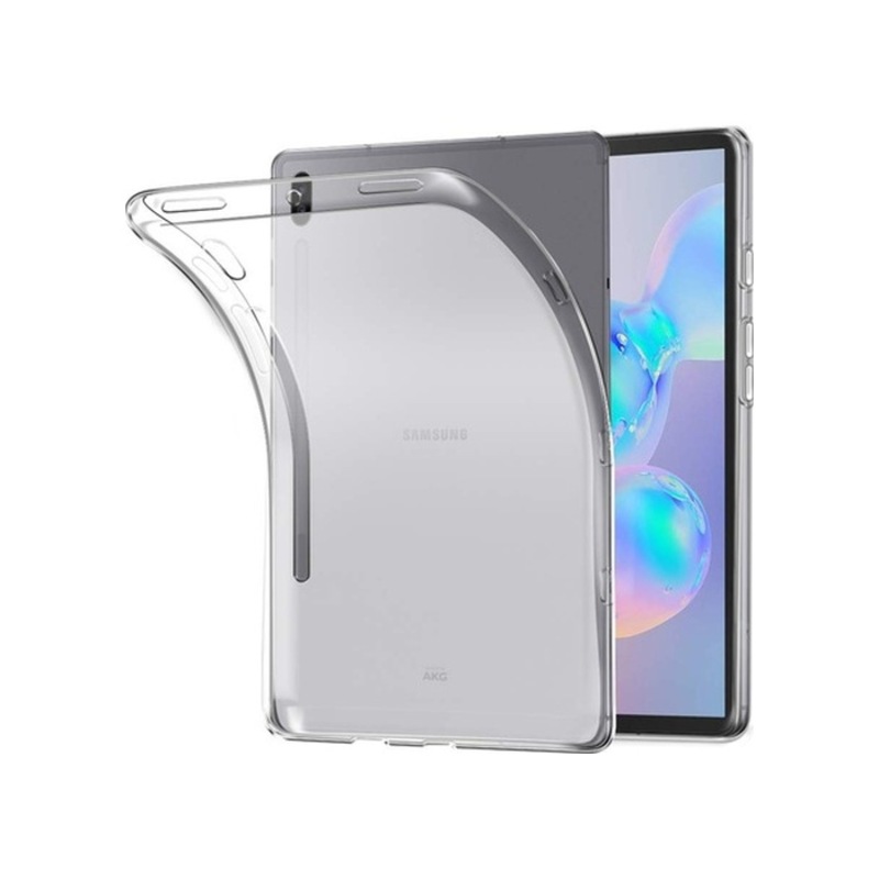 Pilanix Samsung Uyumlu Galaxy Tab S7 Plus T970 Kılıf Kalemlikli Şeffaf Çok Renkli -1
