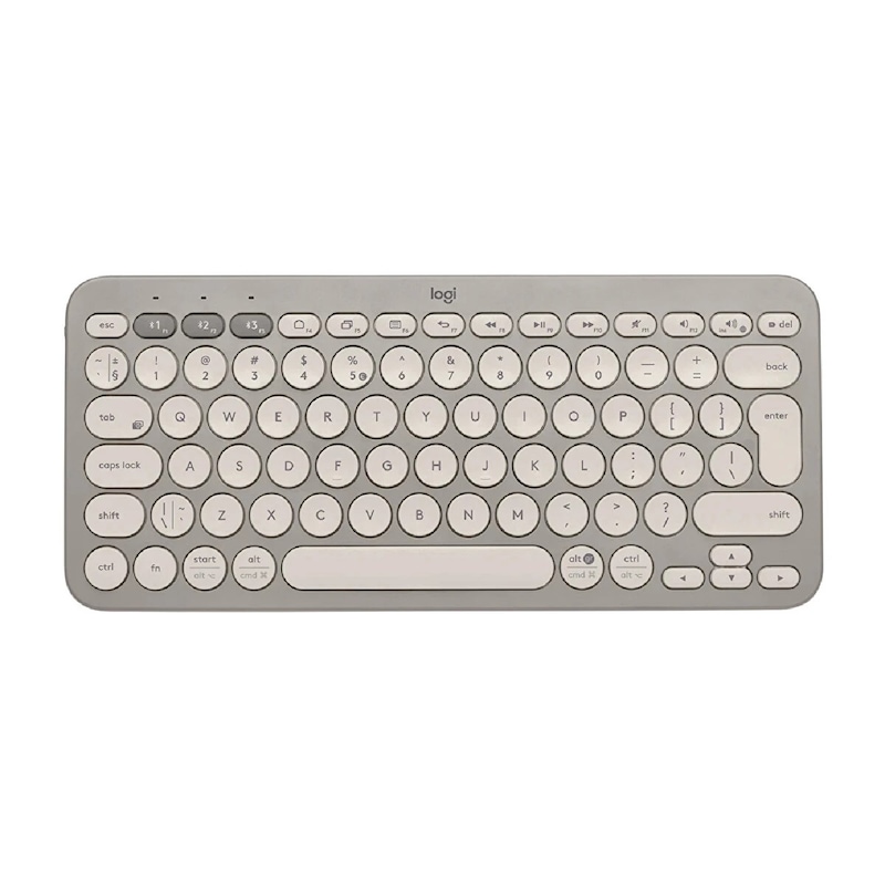 K380s Pebble Keys 2 Çoklu Cihaz Özellikli Bluetooth İngilizce Q Klavye -1